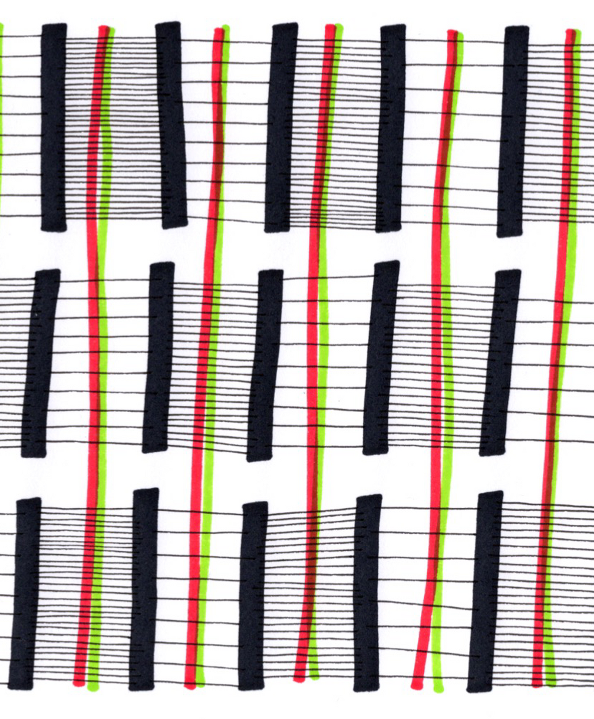 Created using a Chisel Marker Pen, some felt tip pens – and a 0.1 Unipin Fineliner. It's on A4 white 220gsm card and is a one of doodle.