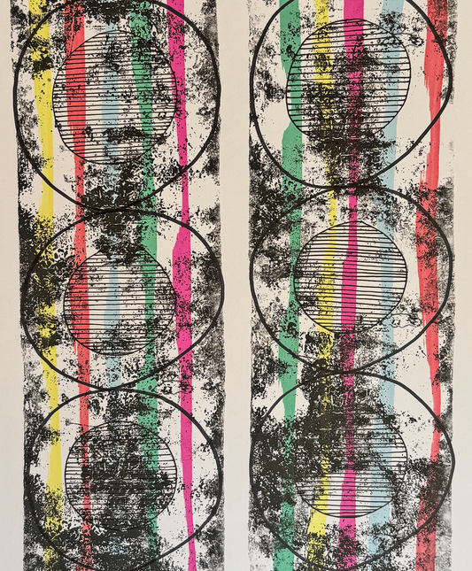 Six 7 inch singles – Original A4 Artwork